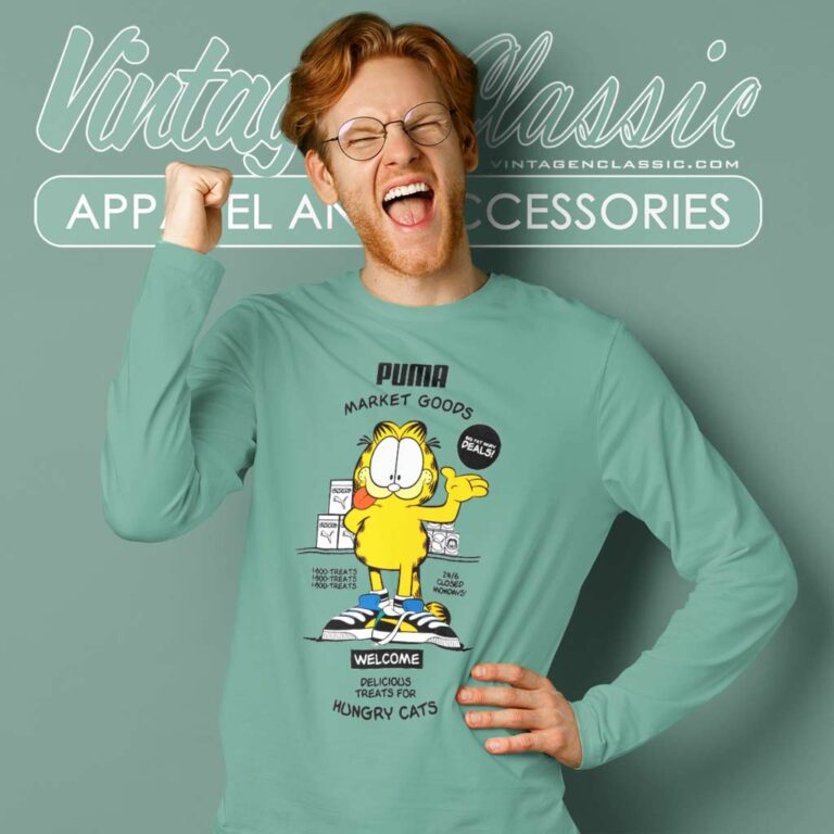 Puma Garfield Shirts Market Goods Long Sleeve Tee Puma Garfield Shirts Market Goods Long Sleeve Tee