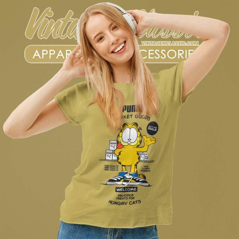 Puma Garfield Shirts Market Goods Women TShirt Puma Garfield Shirts Market Goods Women TShirt