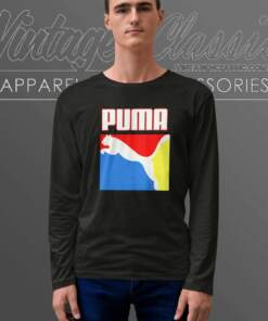 Puma Graphic Box Logo Long Sleeve Tee