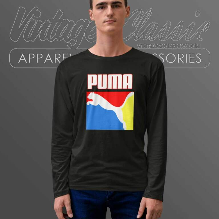Puma Graphic Box Logo Long Sleeve Tee Puma Graphic Box Logo Long Sleeve Tee