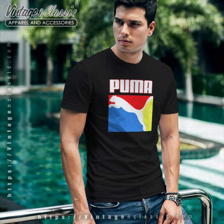 Puma Graphic Box Logo T Shirt Puma Graphic Box Logo T Shirt
