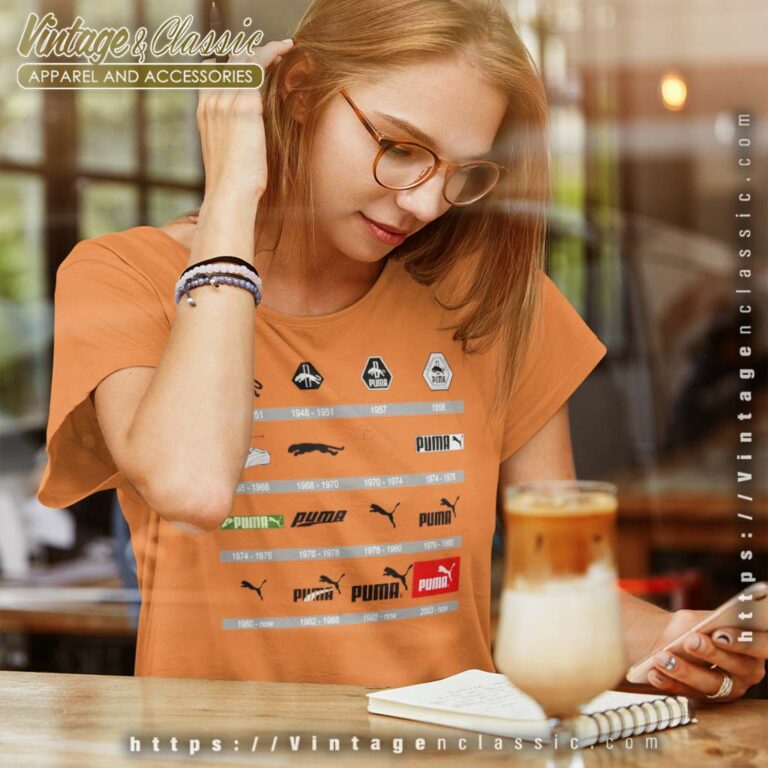 Puma Logo History Women TShirt Puma Logo History Women TShirt