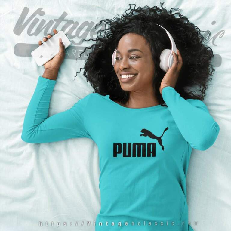 Puma Logo Long Sleeve Tee Puma Logo Long Sleeve Tee