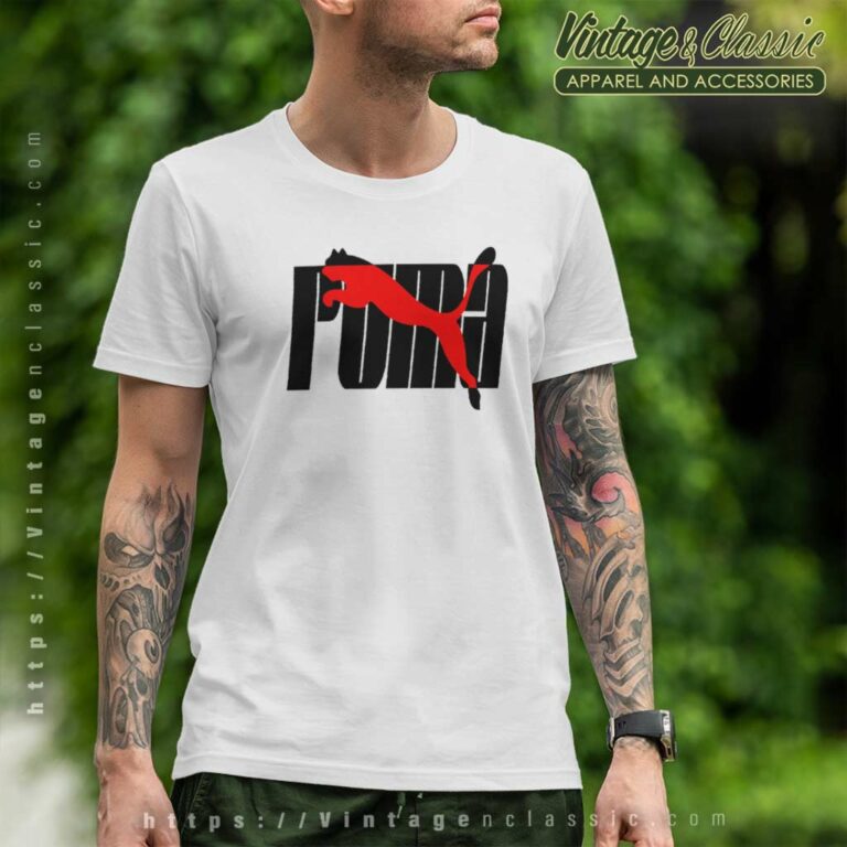 Puma Logo Red T Shirt Puma Logo Red T Shirt