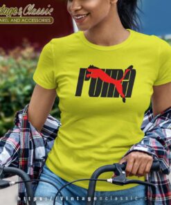 Puma Logo Red Women TShirt