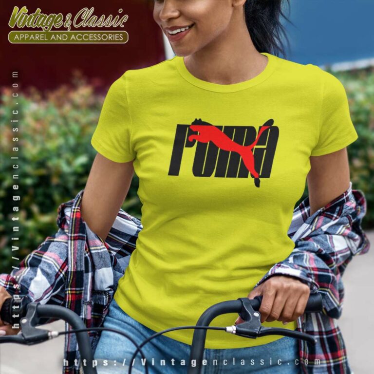 Puma Logo Red Women TShirt Puma Logo Red Women TShirt