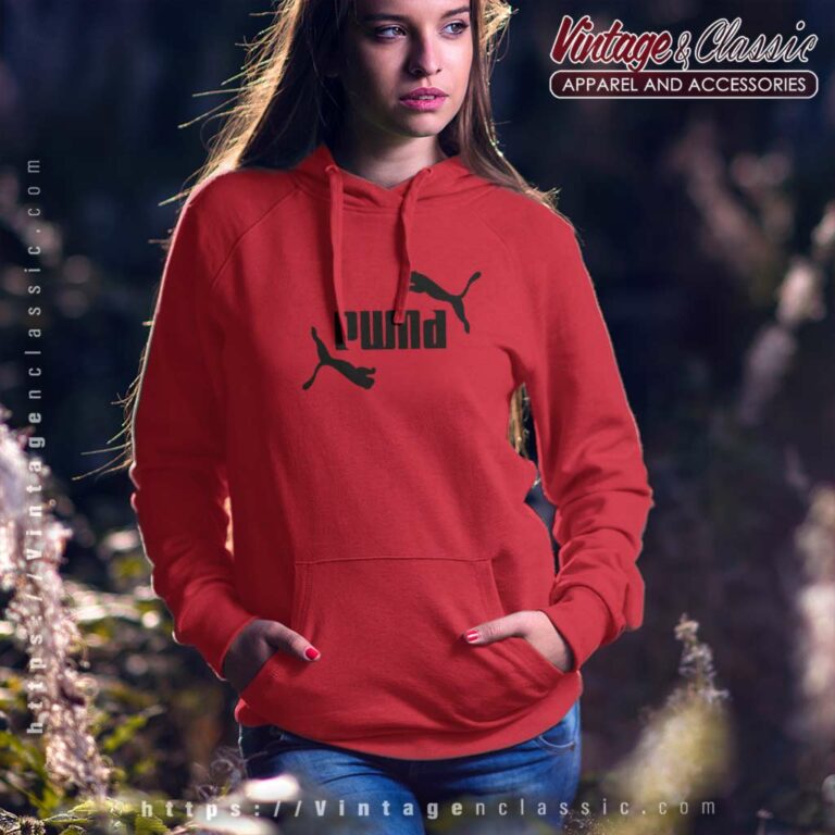 Puma Logo Rosavecina Hoodie Puma Logo Rosavecina Hoodie