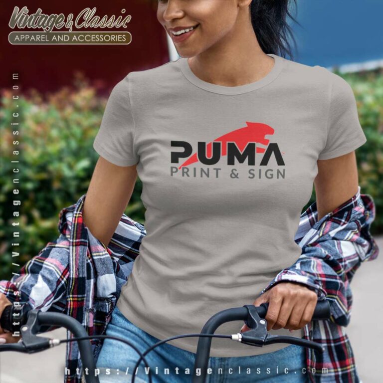 Puma Print And Sign Women TShirt Puma Print And Sign Women TShirt