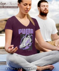 Puma Sneaker Graphic Shirt V Neck TShirt