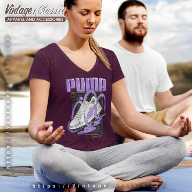 Puma Sneaker Graphic Shirt V Neck TShirt Puma Sneaker Graphic Shirt V Neck TShirt