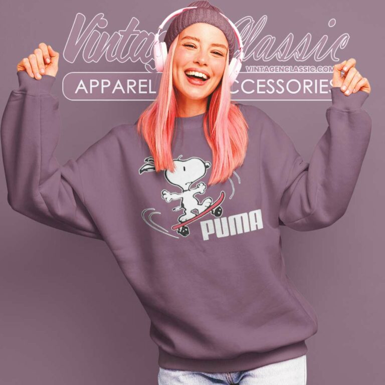 Puma Snoopy Slide Shirt Sweatshirt Puma Snoopy Slide Shirt Sweatshirt