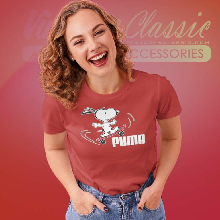 Puma Snoopy Slide Shirt Women TShirt Puma Snoopy Slide Shirt Women TShirt