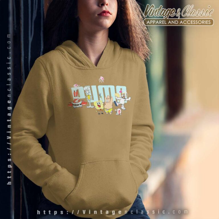 Puma Spongebob Logo Shirts Hoodie Puma Spongebob Logo Shirts Hoodie