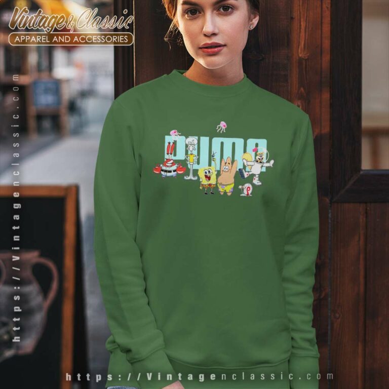 Puma Spongebob Logo Shirts Sweatshirt Puma Spongebob Logo Shirts Sweatshirt