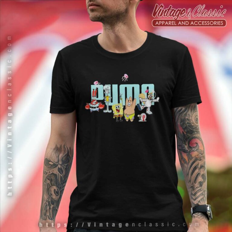 Puma Spongebob Logo Shirts T Shirt Puma Spongebob Logo Shirts T Shirt