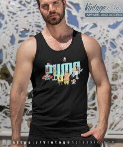 Puma Spongebob Logo Shirts Tank Top Racerback