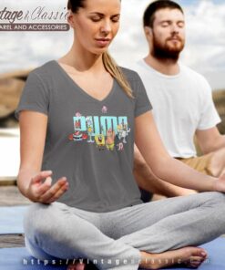 Puma Spongebob Logo Shirts V Neck TShirt