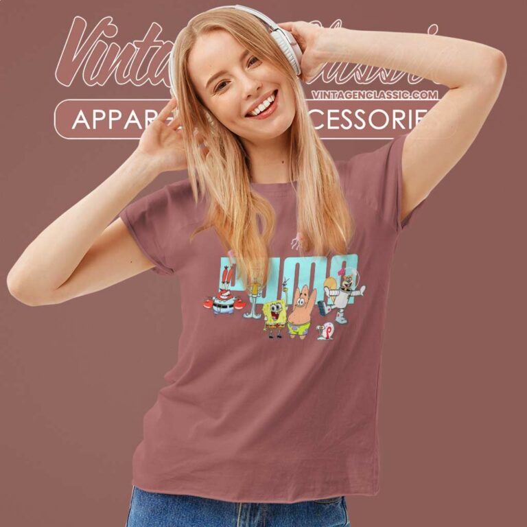 Puma Spongebob Logo Shirts Women TShirt Puma Spongebob Logo Shirts Women TShirt
