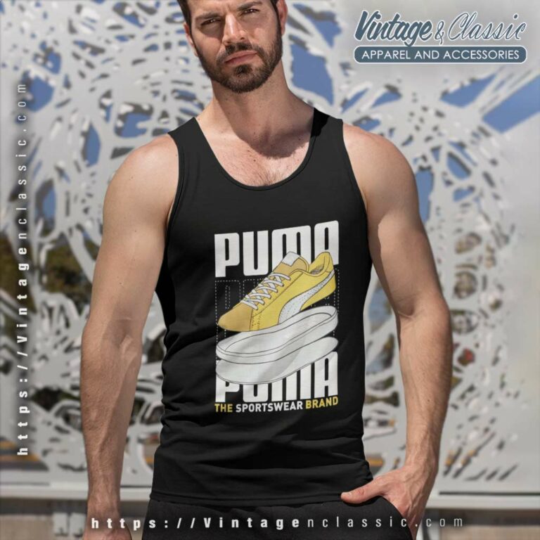 Puma The Sportswear Brand Shirt Tank Top Racerback Puma The Sportswear Brand Shirt Tank Top Racerback