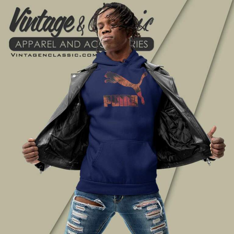 Puma Tropical Printed Logo Hoodie Puma Tropical Printed Logo Hoodie