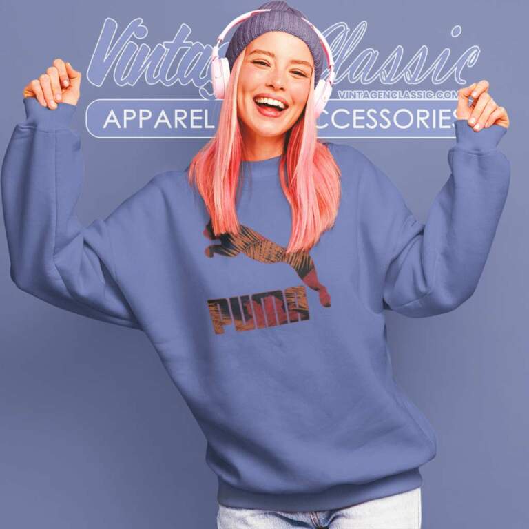 Puma Tropical Printed Logo Sweatshirt Puma Tropical Printed Logo Sweatshirt