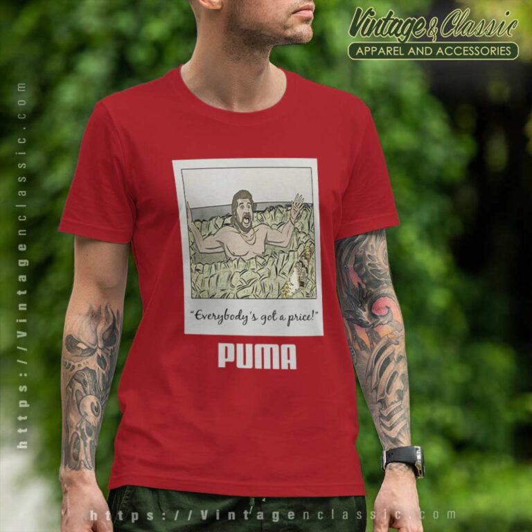 Puma Wwe Million Dollar Man T Shirt Puma Wwe Million Dollar Man T Shirt