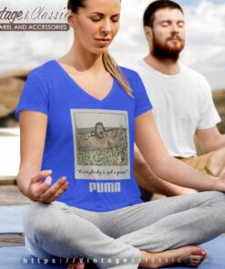 Puma Wwe Million Dollar Man V Neck TShirt