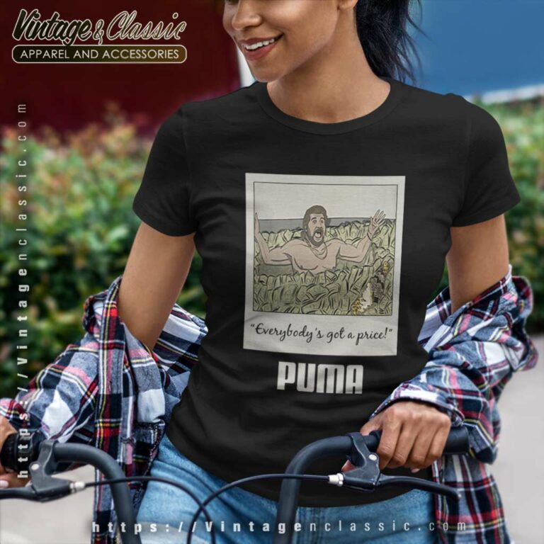 Puma Wwe Million Dollar Man Women TShirt Puma Wwe Million Dollar Man Women TShirt