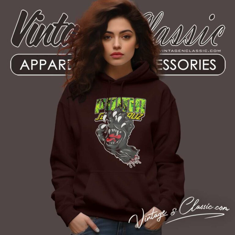 Puma X Santa Cruz Shirt Hand Lunch Hoodie Puma X Santa Cruz Shirt Hand Lunch Hoodie