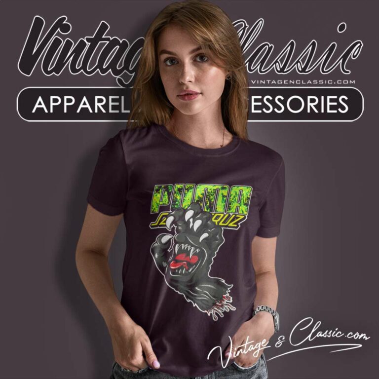 Puma X Santa Cruz Shirt Hand Lunch Women TShirt Puma X Santa Cruz Shirt Hand Lunch Women TShirt