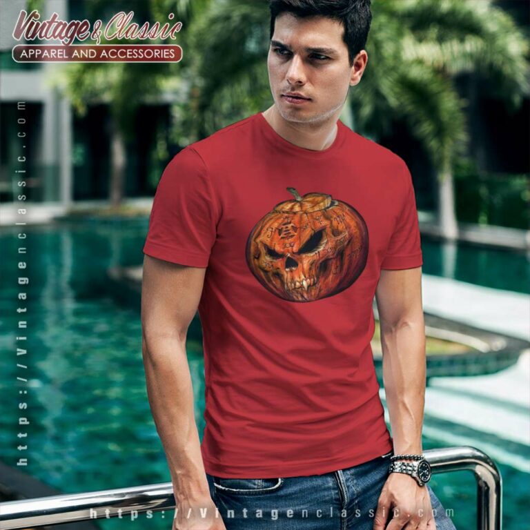 Pumpkin Skull Head Rare Halloween T Shirt Pumpkin Skull Head Rare Halloween T Shirt