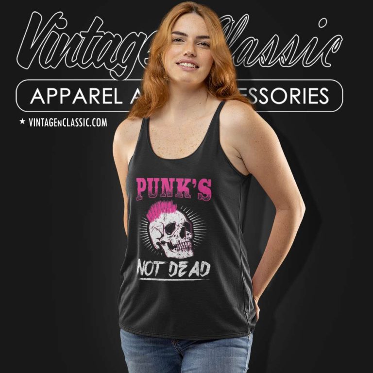 Punk Is Not Dead Punker Rock Music Tank Top Racerback Punk Is Not Dead Punker Rock Music Tank Top Racerback