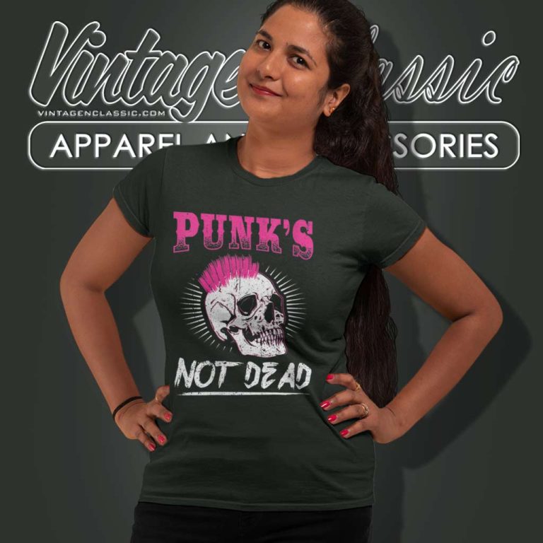 Punk Is Not Dead Punker Rock Music Women TShirt Punk Is Not Dead Punker Rock Music Women TShirt