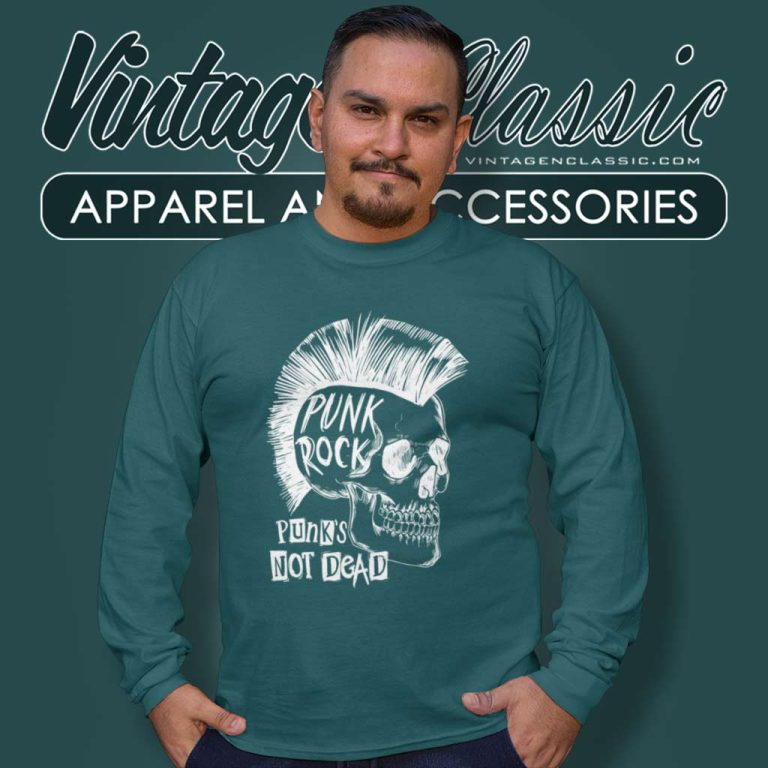 Punks Not Dead Punk Rock Long Sleeve Tee Punks Not Dead Punk Rock Long Sleeve Tee