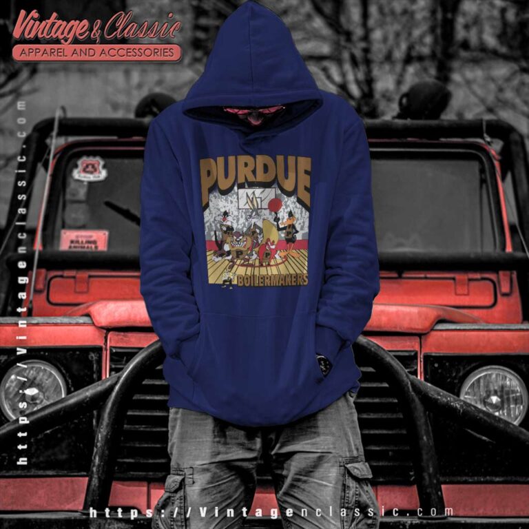 Purdue Boilermakers Looney Tunes Basketball Hoodie Purdue Boilermakers Looney Tunes Basketball Hoodie