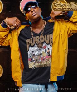 Purdue Boilermakers Looney Tunes Basketball V Neck TShirt