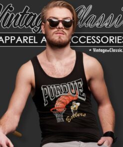 Purdue University Boilermakers Basketball Tank Top Racerback