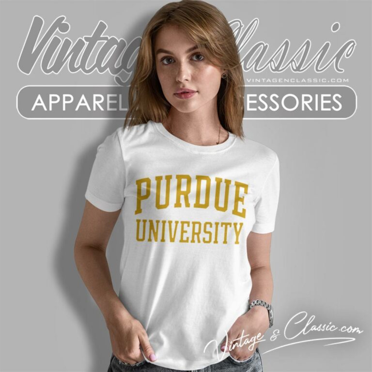 Purdue University Logo Women T Shirt Purdue University Logo Women T Shirt