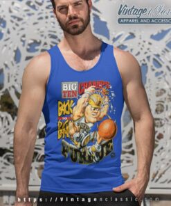 Purdue University Shirt Vintage Boilermakers Basketball Tank Top Racerback