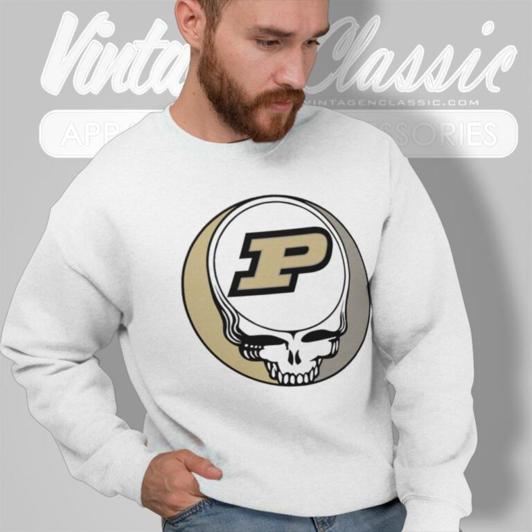 Purdue University West Lafayette Grateful Dead Steal Your Face Sweatshirt Purdue University West Lafayette Grateful Dead Steal Your Face Sweatshirt