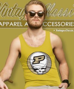 Purdue University West Lafayette Grateful Dead Steal Your Face Shirt 4 Purdue University West Lafayette Grateful Dead Steal Your Face Tank Top Racerback