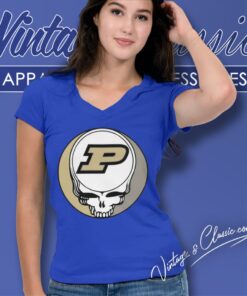 Purdue University West Lafayette Grateful Dead Steal Your Face Shirt 5 Purdue University West Lafayette Grateful Dead Steal Your Face V Neck TShirt