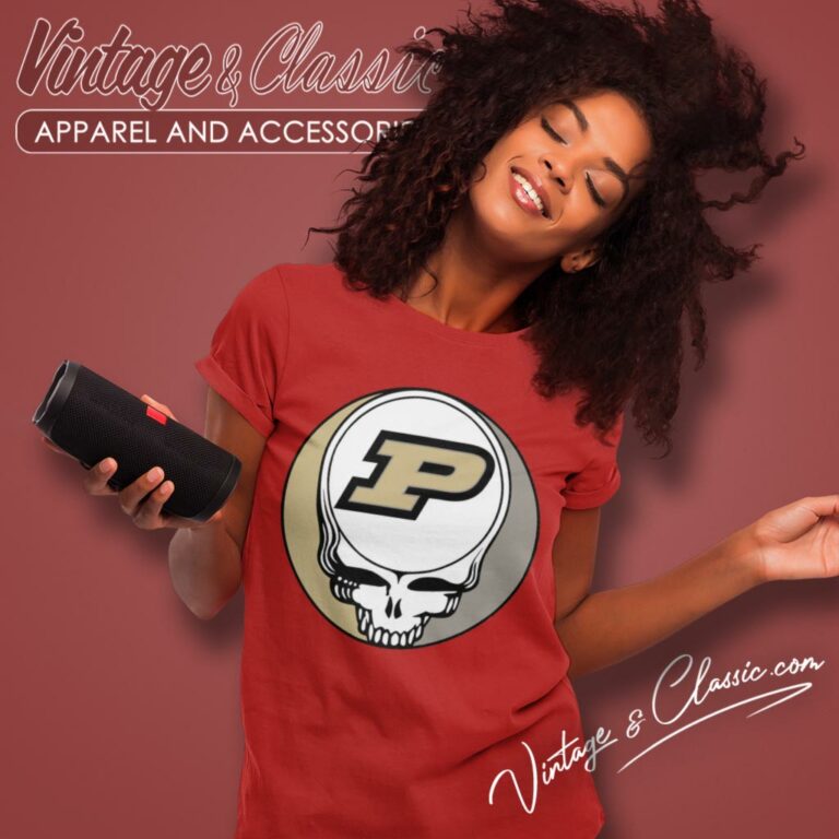 Purdue University West Lafayette Grateful Dead Steal Your Face Women T Shirt Purdue University West Lafayette Grateful Dead Steal Your Face Women T Shirt