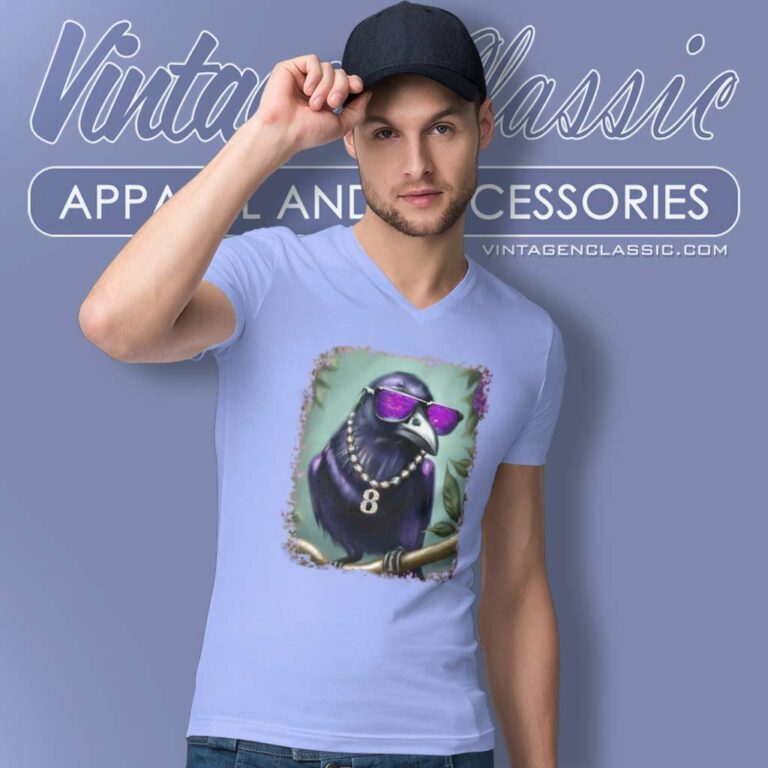 Purple Baltimore Ravens 08 Lamar Jackson V Neck TShirt Purple Baltimore Ravens 08 Lamar Jackson V Neck TShirt