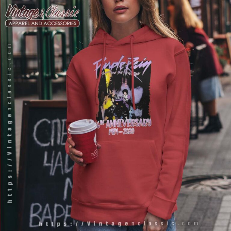 Purple Rain 35th Anniversary Prince Fan Hoodie Purple Rain 35th Anniversary Prince Fan Hoodie