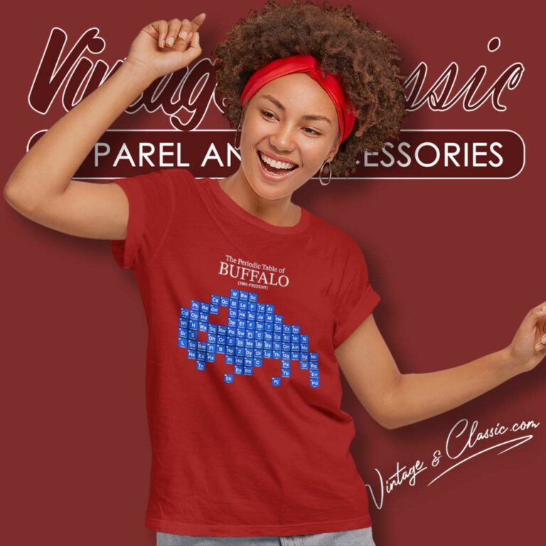 Purriodic Table Shirt Chemistry The Periodic Table Of Buffalo Women TShirt Purriodic Table Shirt Chemistry The Periodic Table Of Buffalo Women TShirt