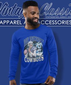 Qb Dak Prescott 4 Cowboys Long Sleeve Tee