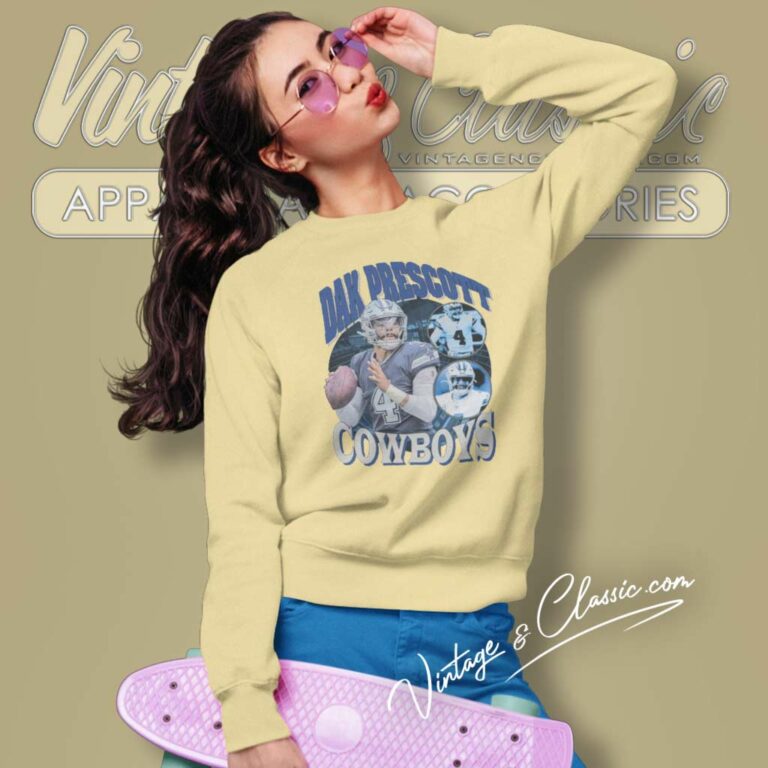 Qb Dak Prescott 4 Cowboys Sweatshirt Qb Dak Prescott 4 Cowboys Sweatshirt