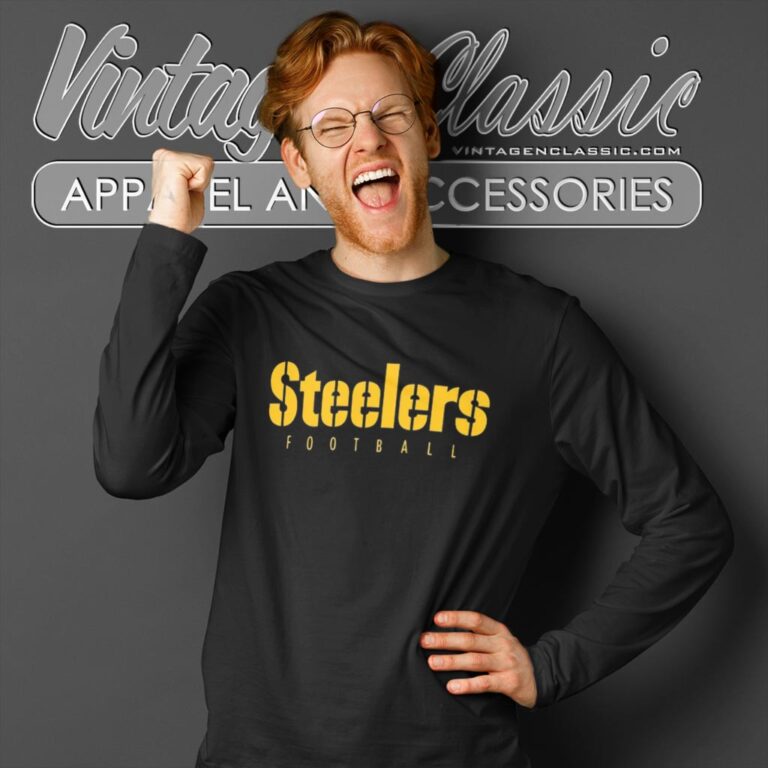 Qb Justin Fields Wear Pittsburgh Steelers Logo Shirt Long Sleeve Tee Qb Justin Fields Wear Pittsburgh Steelers Logo Shirt Long Sleeve Tee