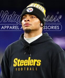 Qb Justin Fields Wear Pittsburgh Steelers Logo Shirt